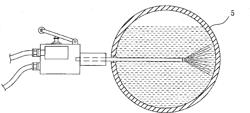 Method for quantitatively injecting light materials into hollow bouncing ball