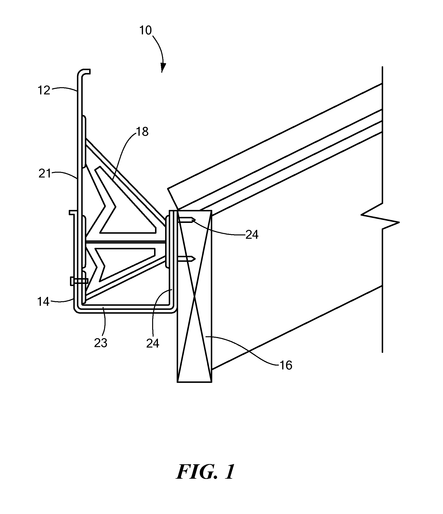 Roof parapet system