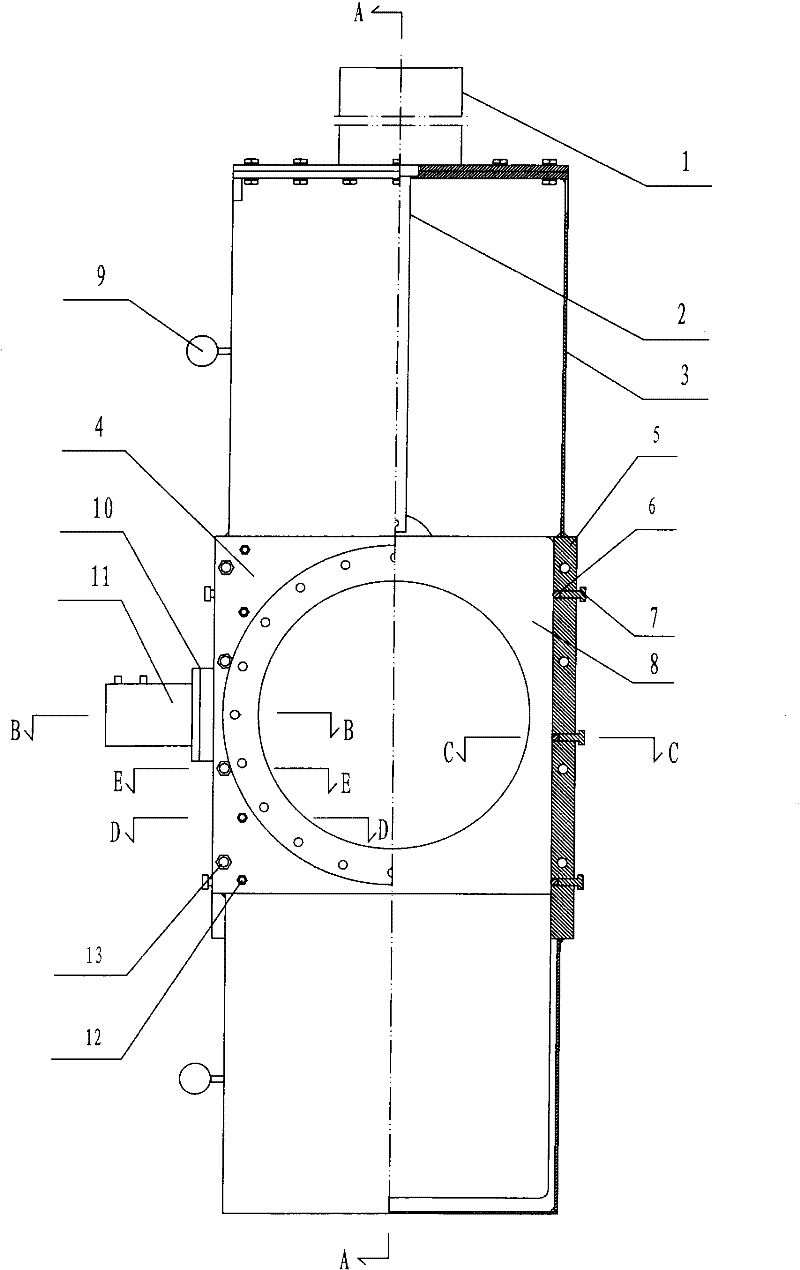 Dynamic sealing gas gate valve