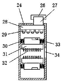 Cable winding and unwinding device convenient to transport