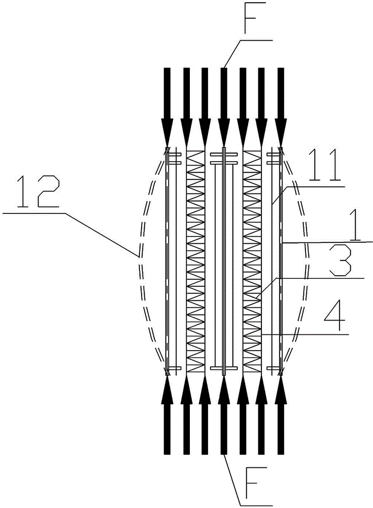 Concrete-filled steel tube column with built-in preprocessed semi-continuous steel reinforcement cage and construction method of concrete-filled steel tube column