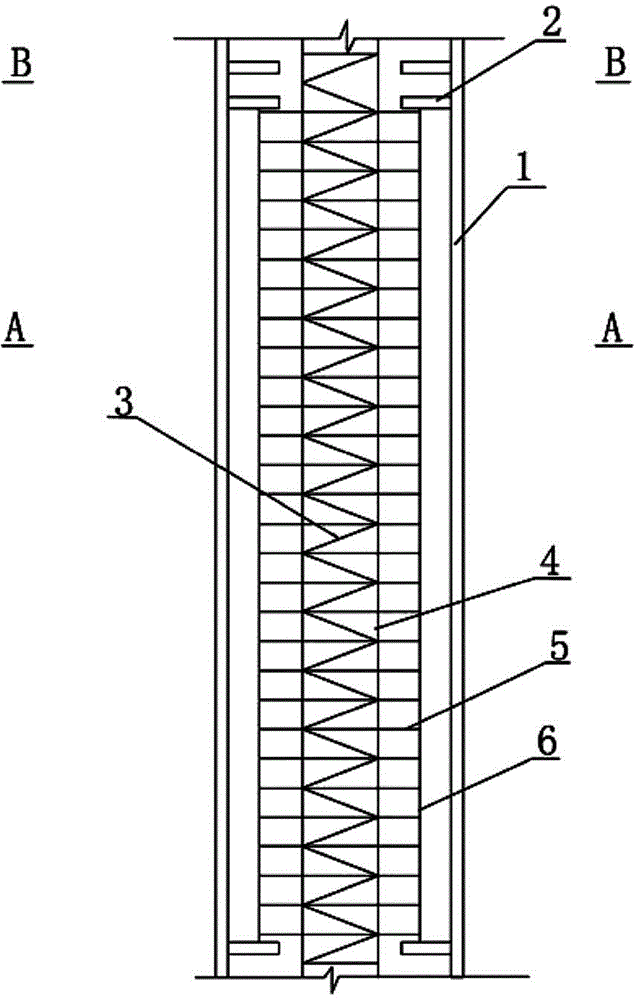 Concrete-filled steel tube column with built-in preprocessed semi-continuous steel reinforcement cage and construction method of concrete-filled steel tube column