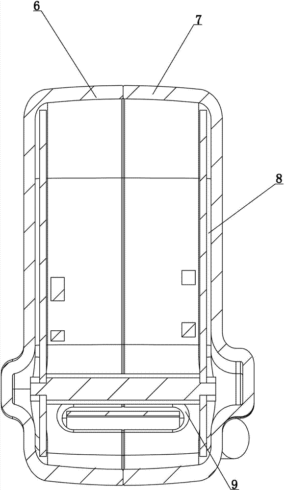 Full-closed type automotive safety binding device