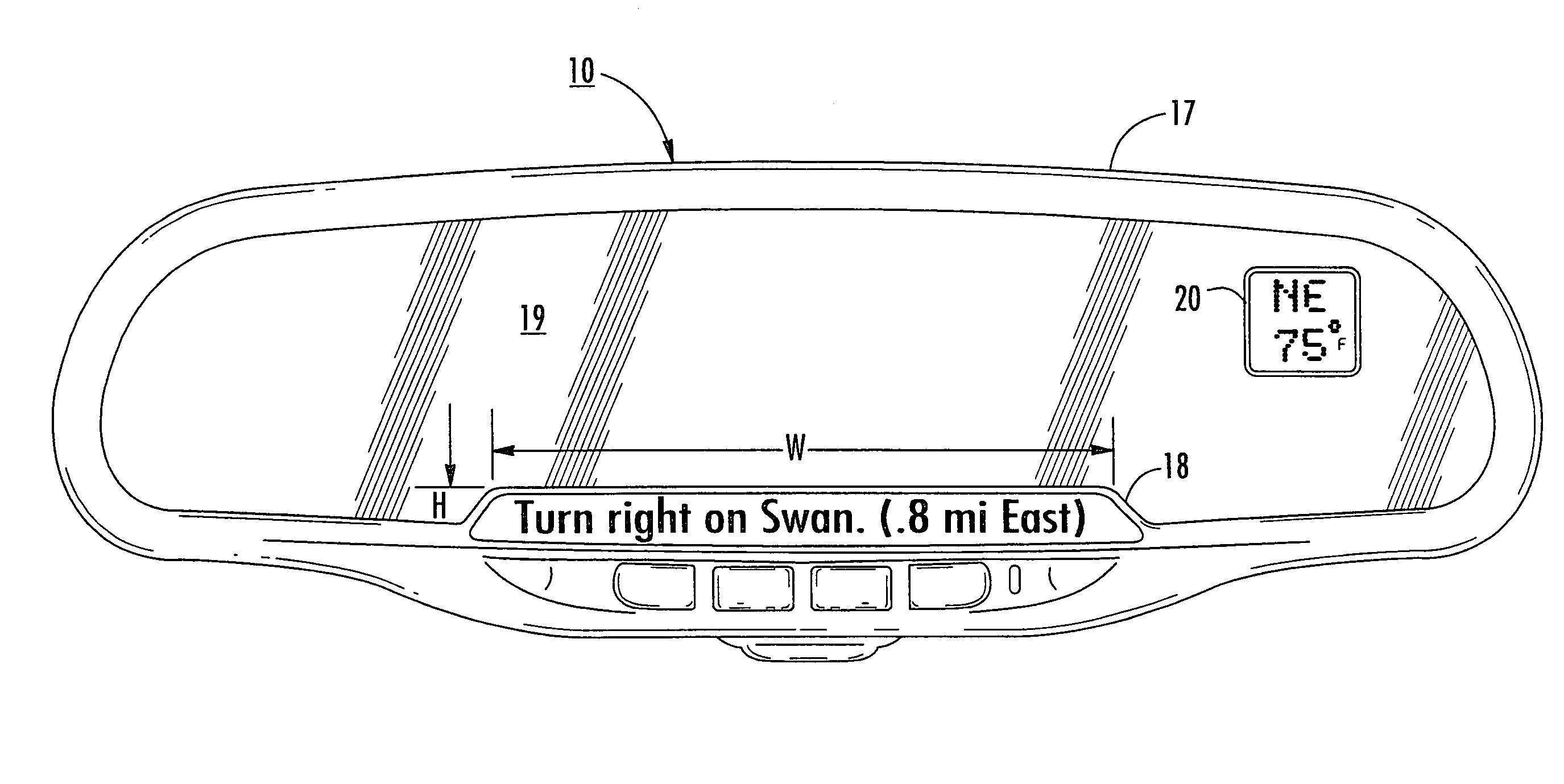 Navigation system for a vehicle