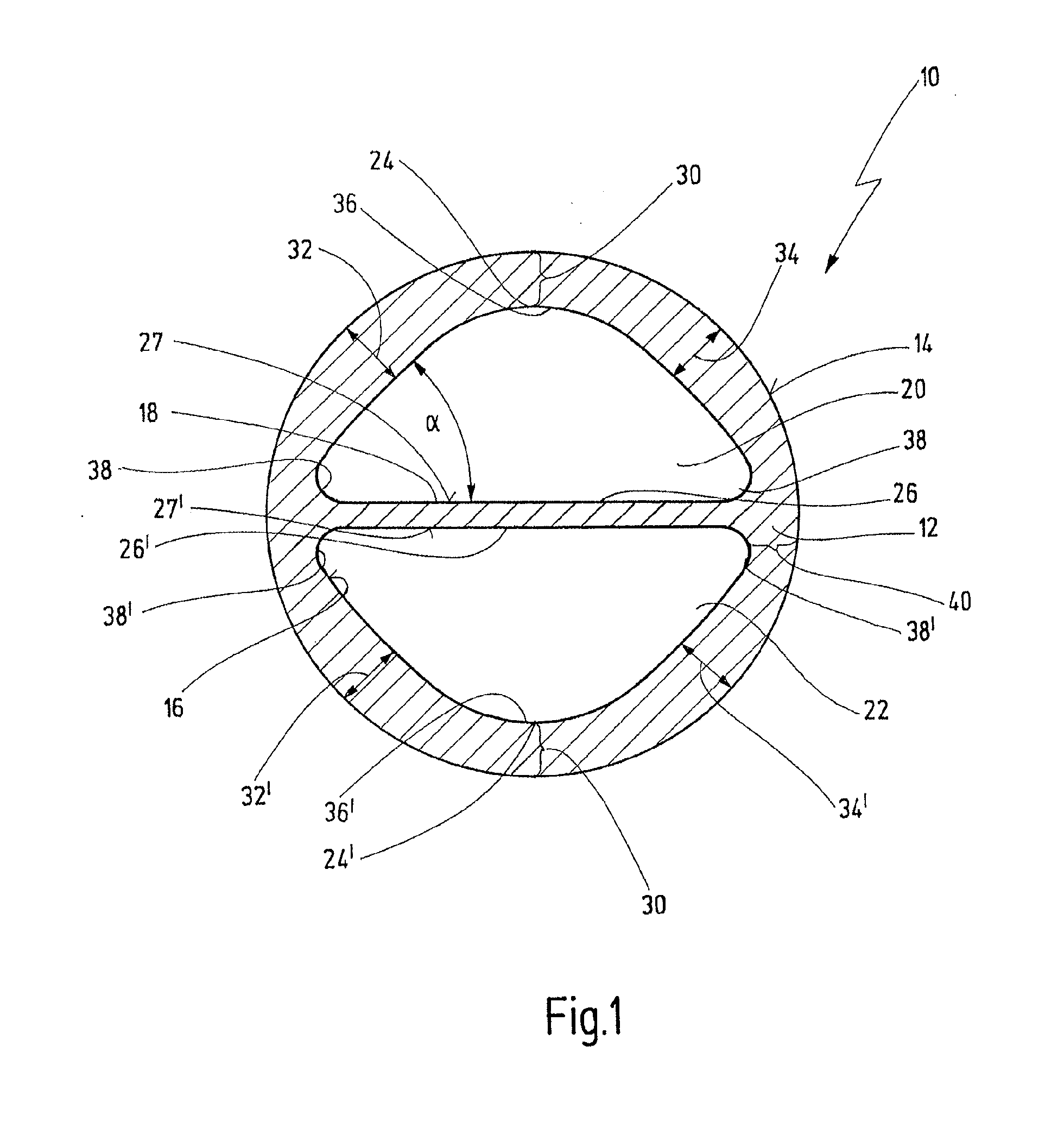 Double lumen tubing with improved kinking resistance