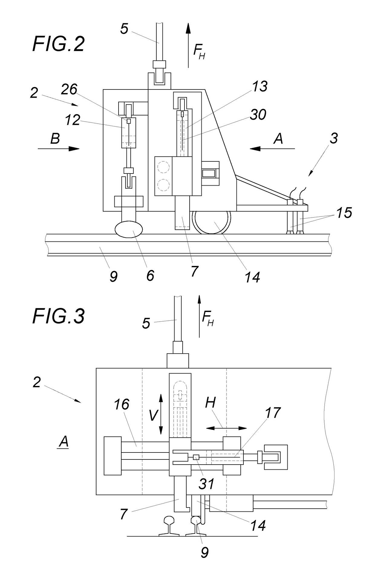 Method and device for compacting the ballast bed of a track