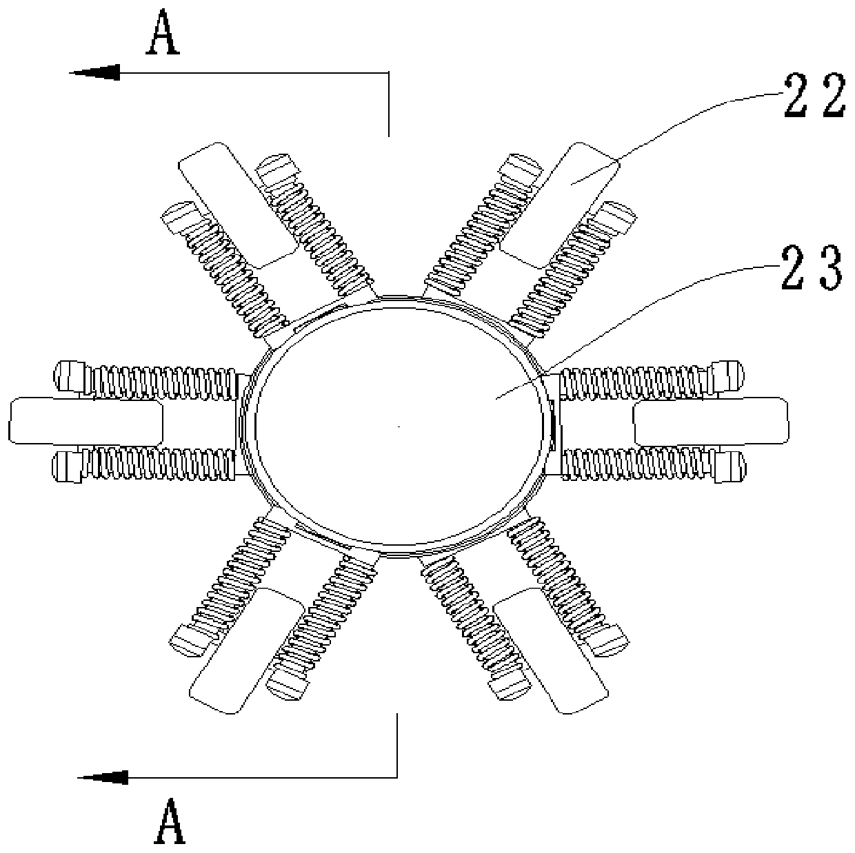 Bionic peristaltic type pipeline inner crawler and crawling method thereof