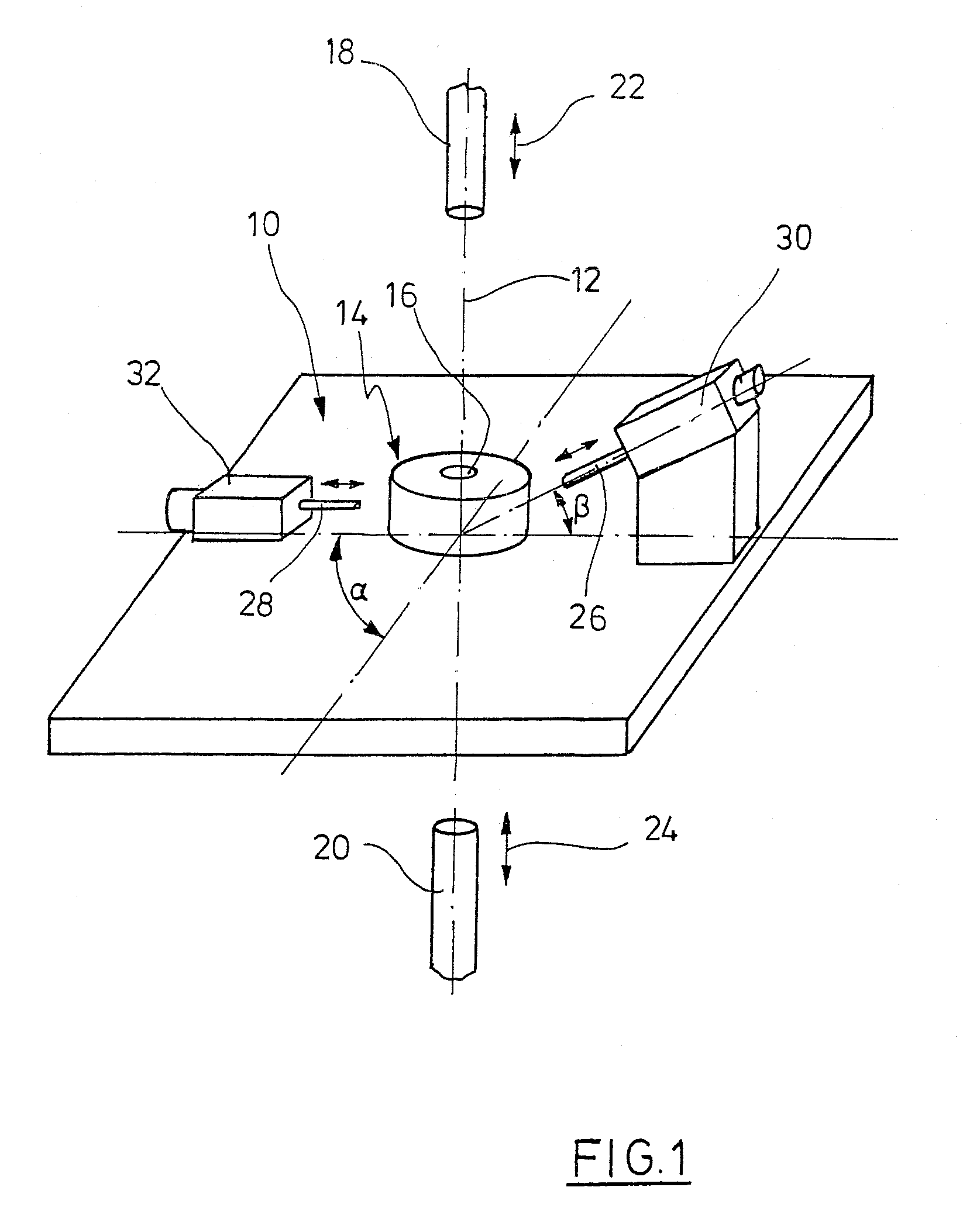 Press for producing pressed parts from powdered material
