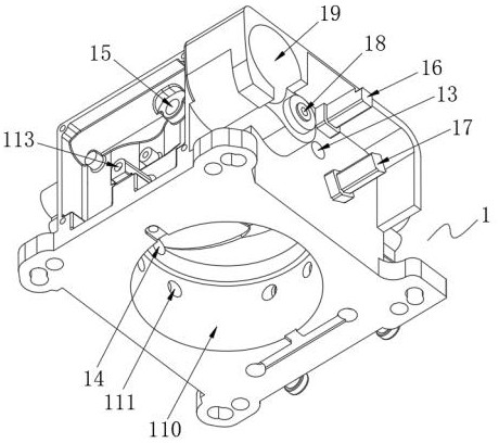 Electronic throttle valve body for electronic control fuel injection