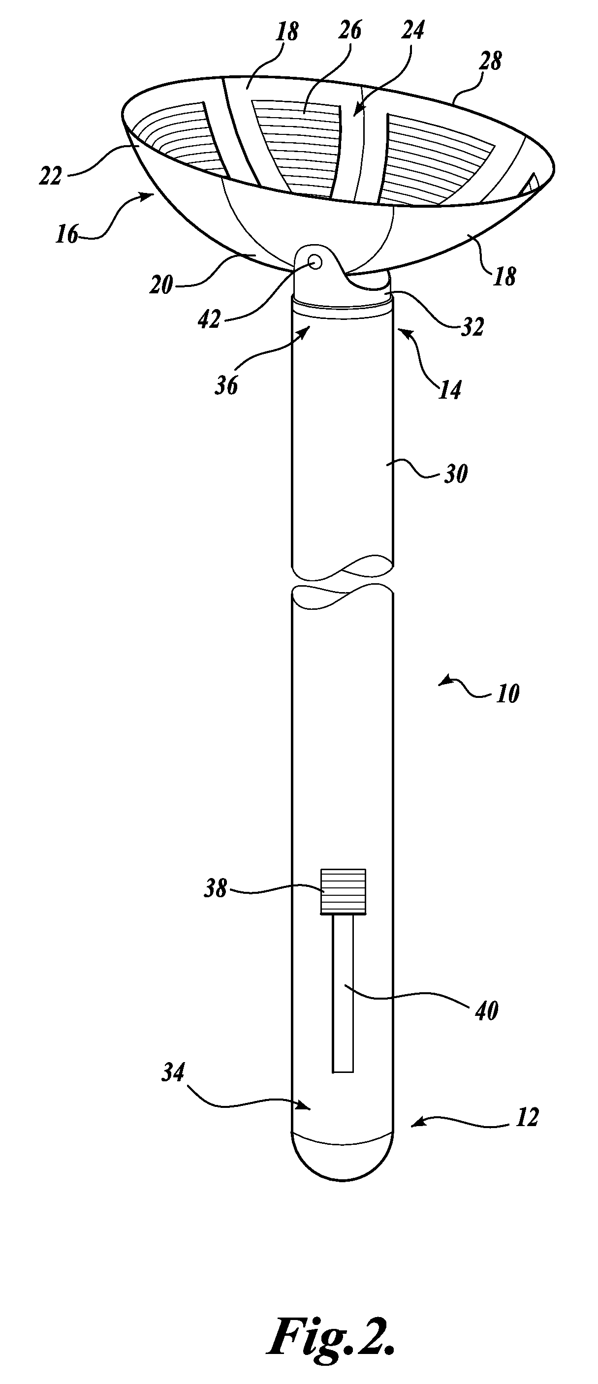 Apparatus for delivering high intensity focused ultrasound energy to a treatment site internal to a patient's body