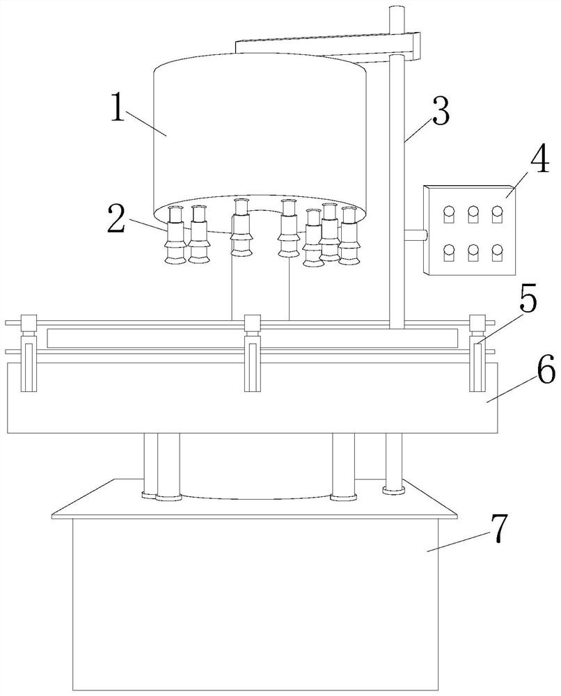 A capping system for filling glass jars
