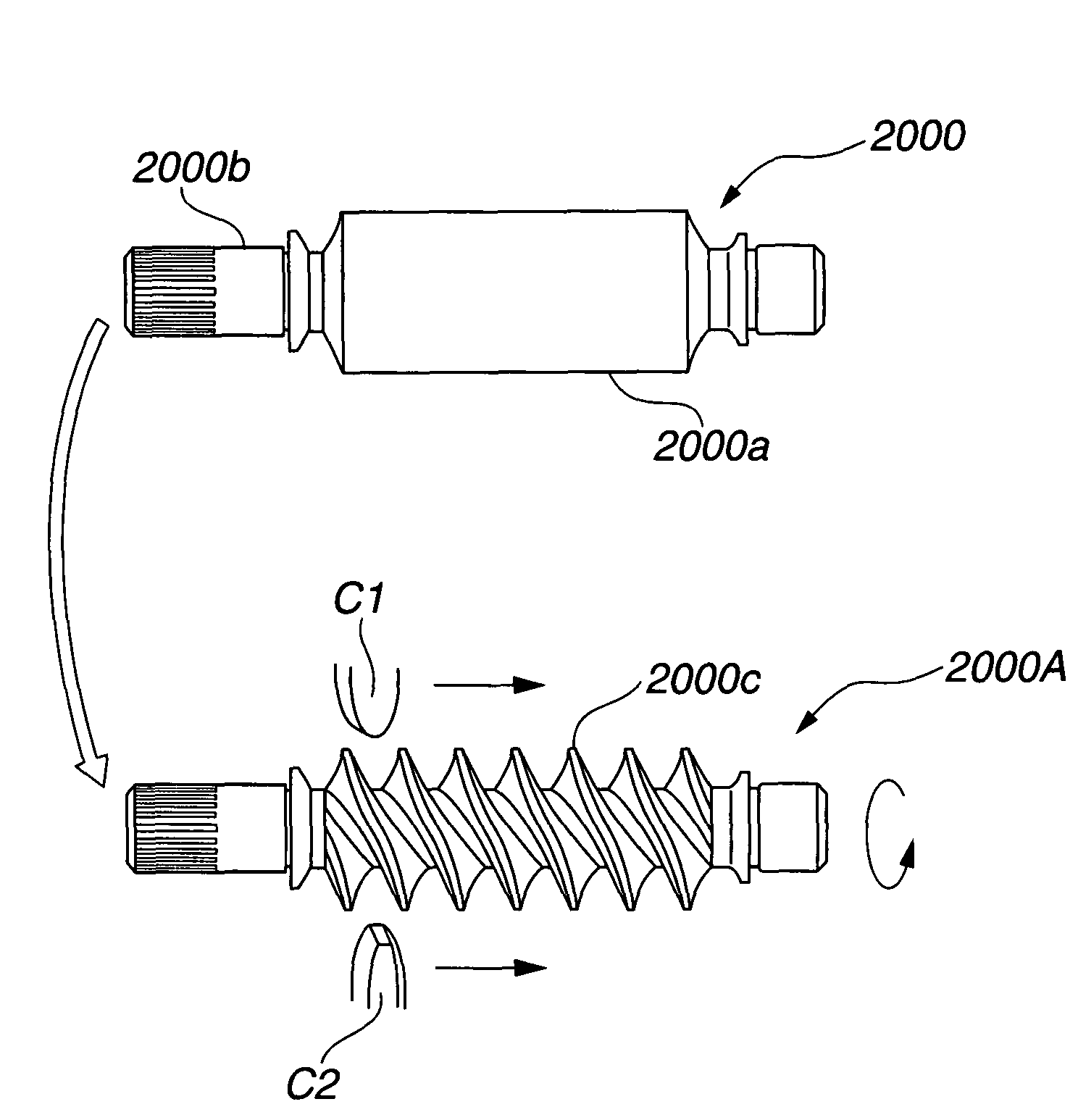 Worm gear unit and method of producing same
