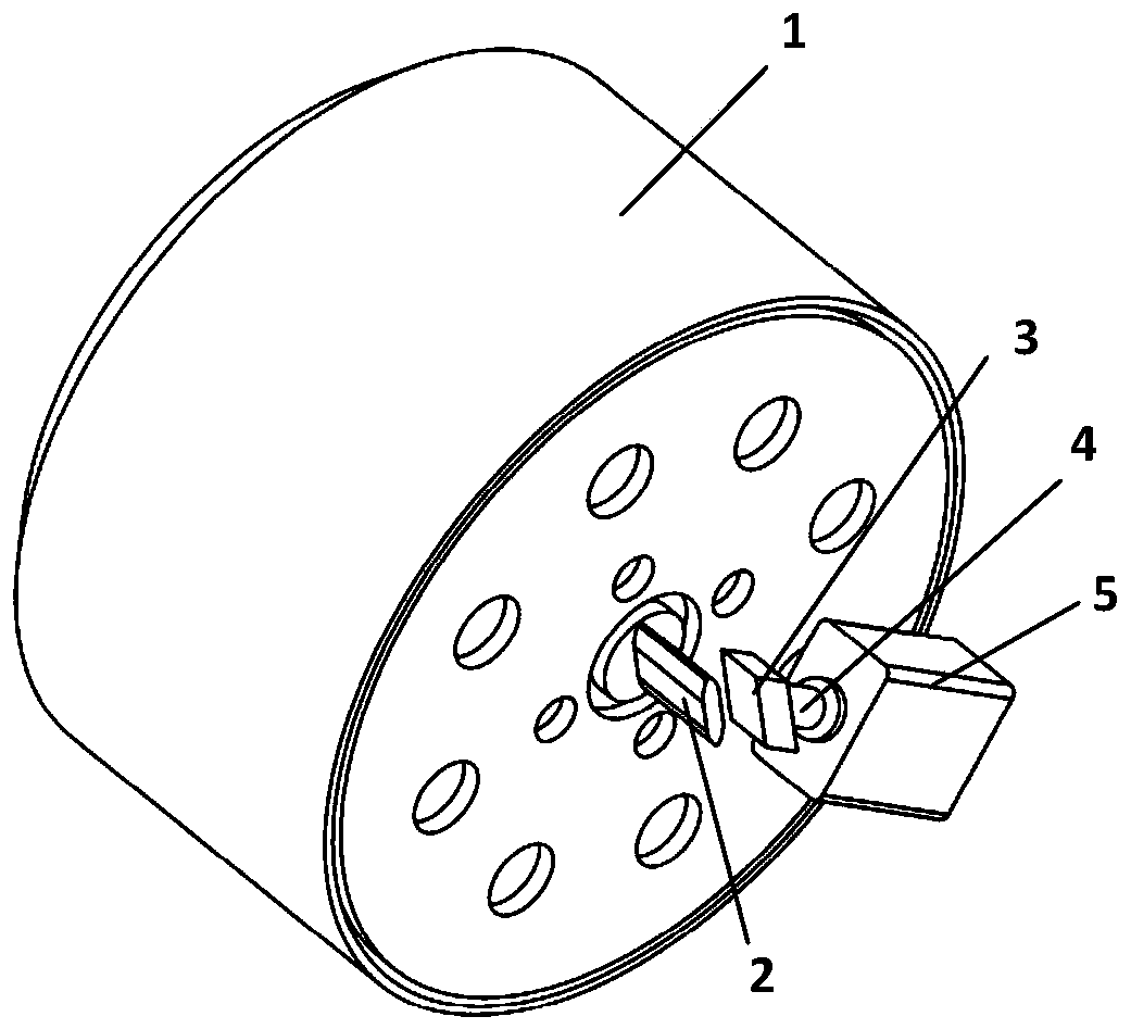 Rotor radial locking device and method of vertical take-off and landing aircraft