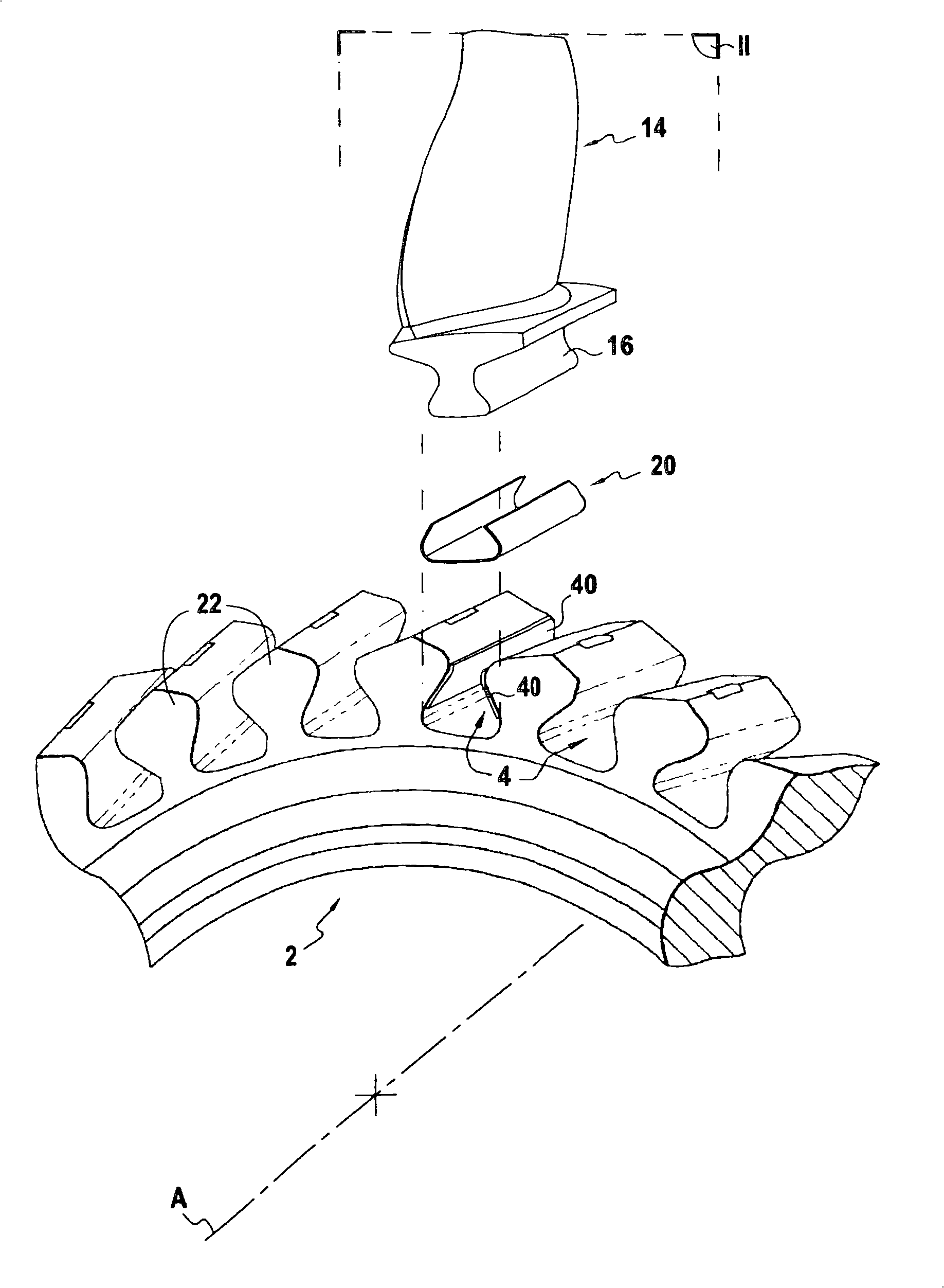 Turbomachine rotor assembly