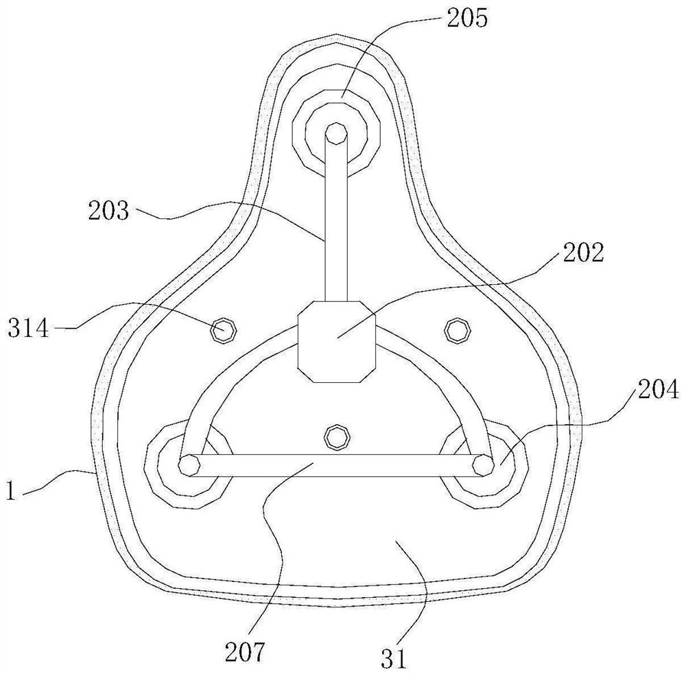 Pressing type waterproof shared bicycle saddle and using method