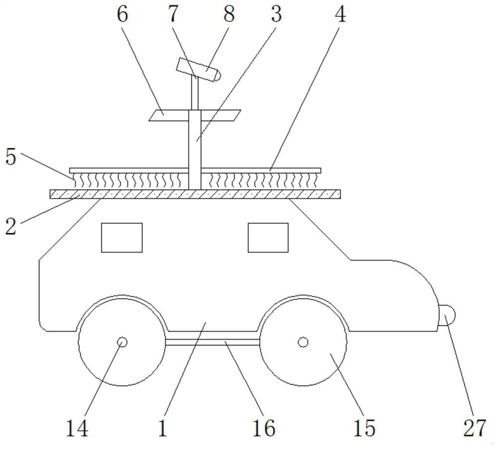 Advancing stable type polar region detection equipment with external obstacle avoidance structure