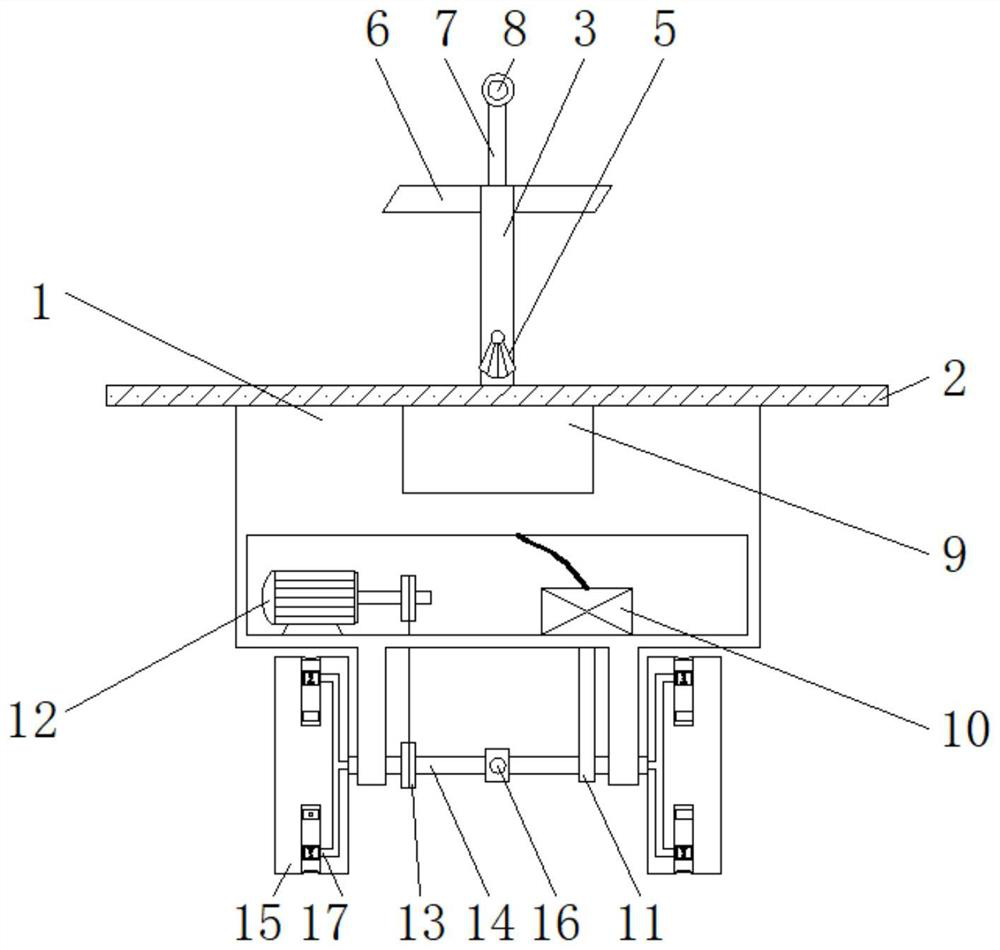 Advancing stable type polar region detection equipment with external obstacle avoidance structure