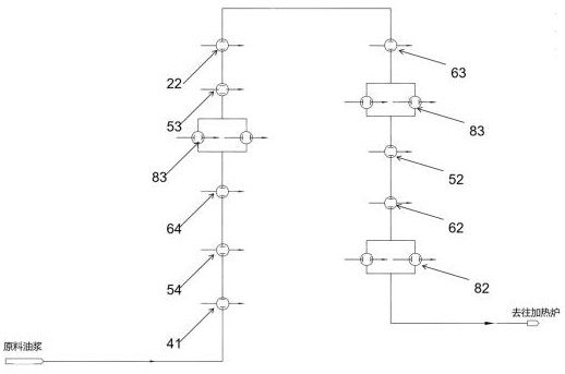 Oil-based needle coke raw material deep decompression pretreatment system