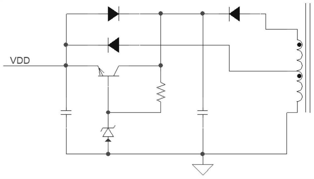 A power supply control method and power supply circuit based on flyback converter