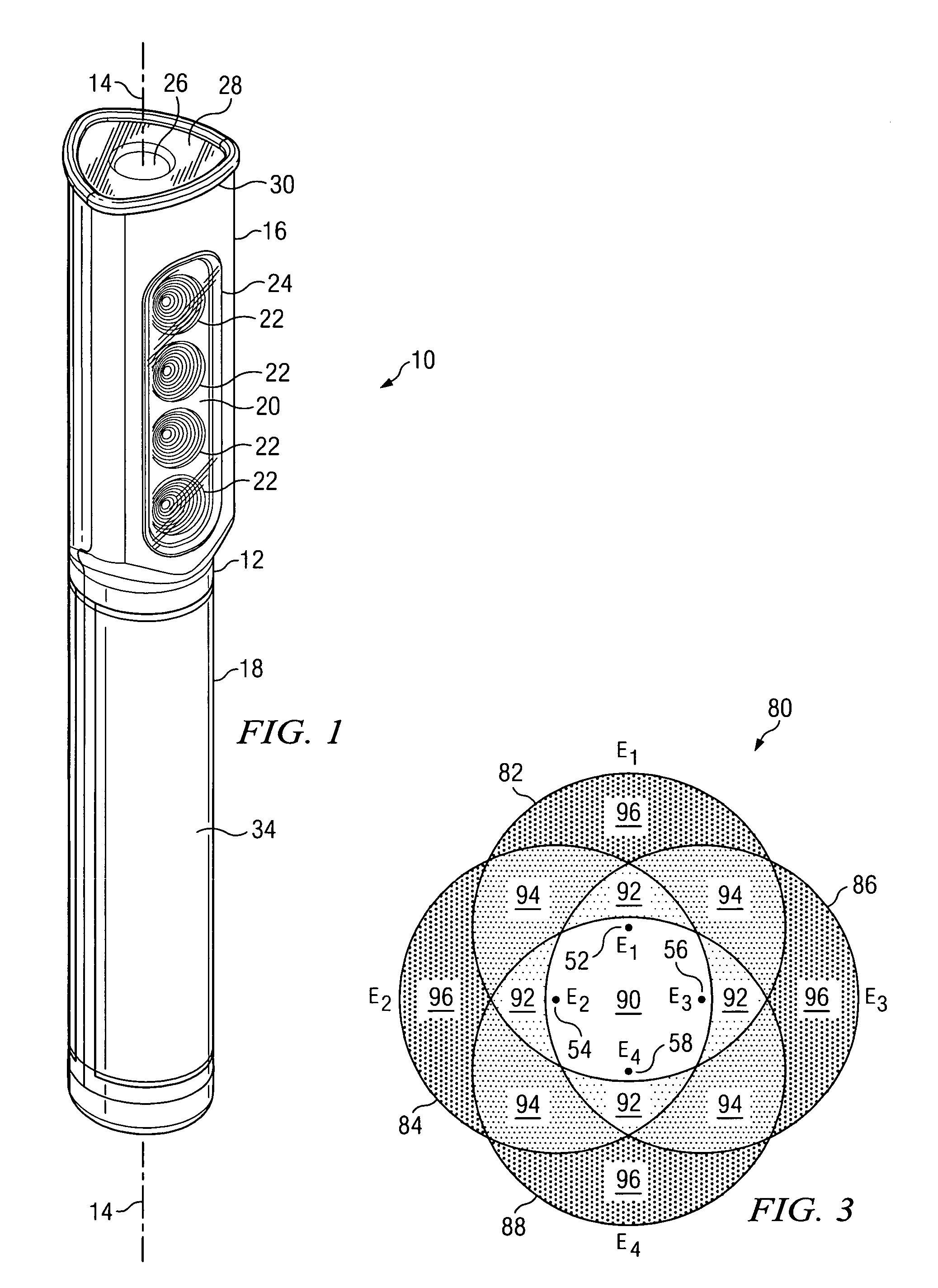 Lighting module assembly and method for a compact lighting device
