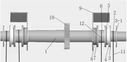 Differential rope take-up device