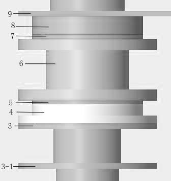 Differential rope take-up device