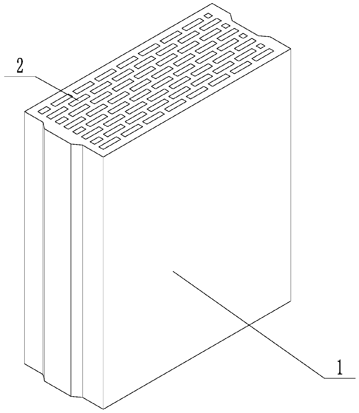 Air adiabatic self-insulation wall and production process thereof