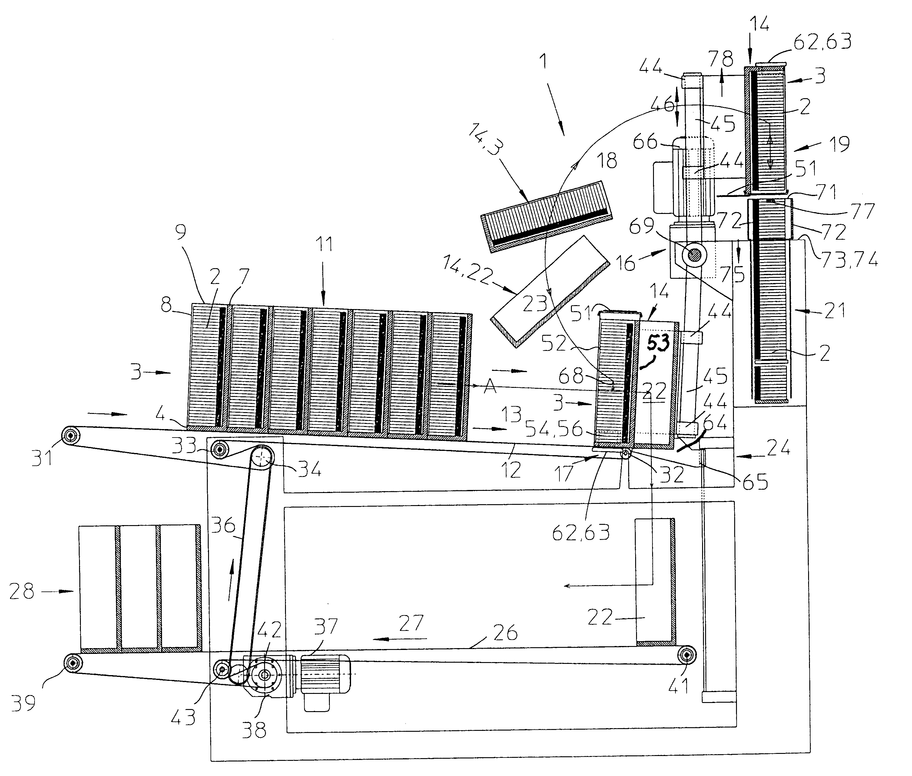 Method of and apparatus for emptying containers