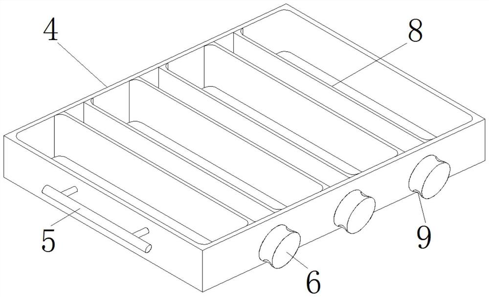A production mold for railway sleepers that is convenient for pouring and demoulding