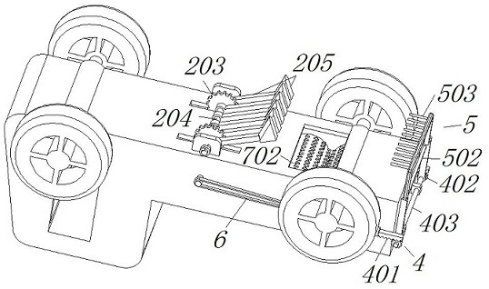 Soil turning device with tilling depth adjusting structure for agricultural implement and soil turning method thereof