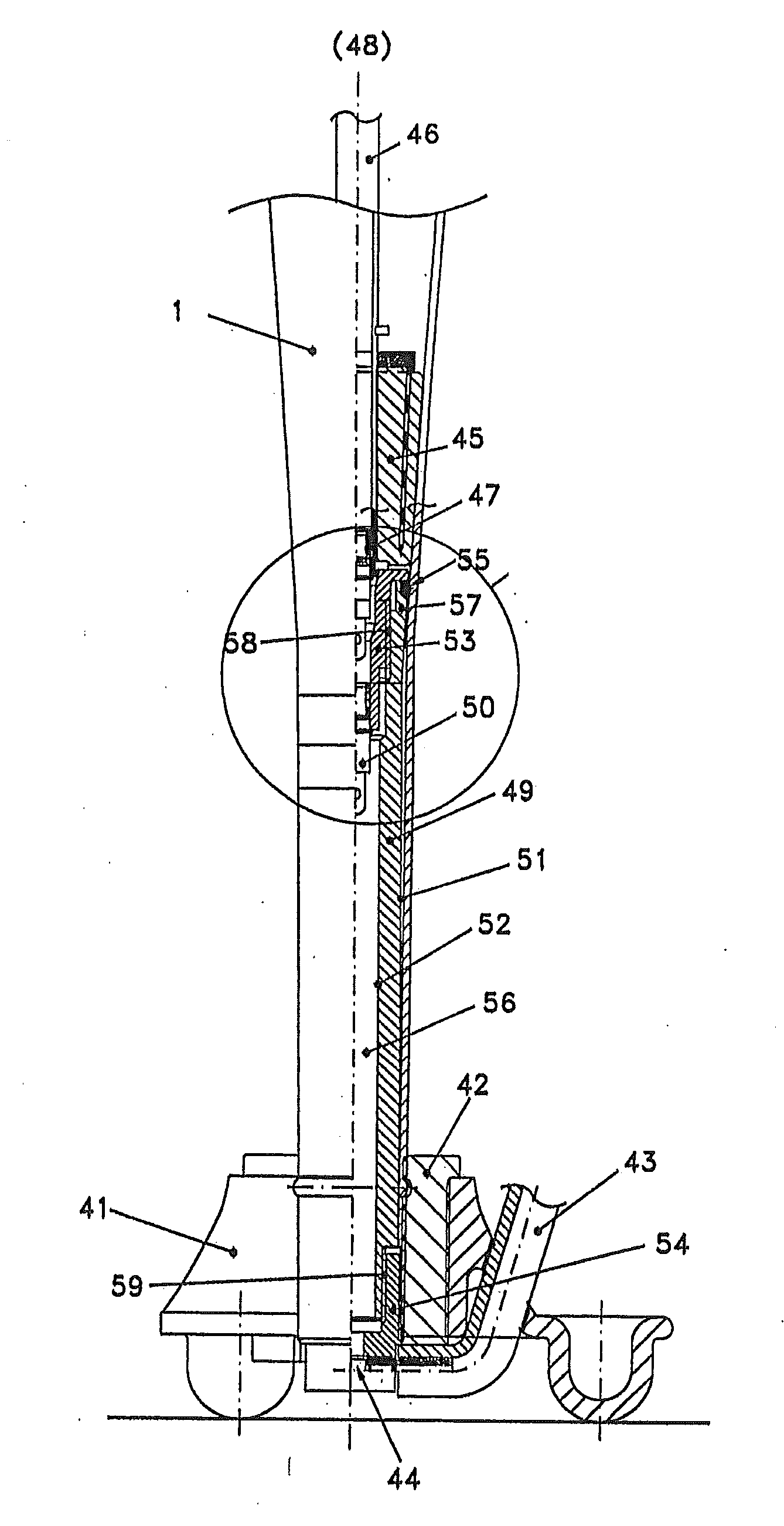 Hose For A Piston-Chamber Combination