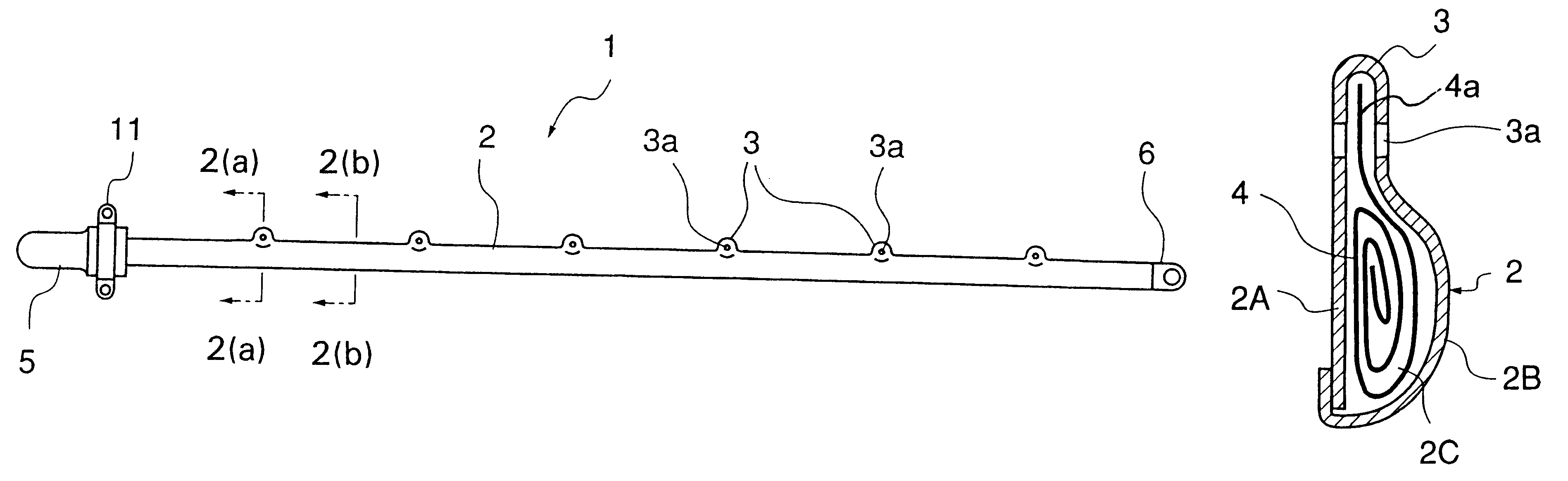 Side airbag device for restraining occupant's head