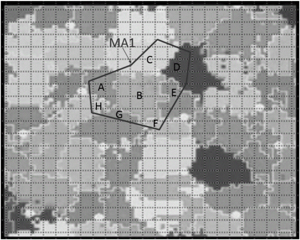 Geographic grid mapping method of mobile network data