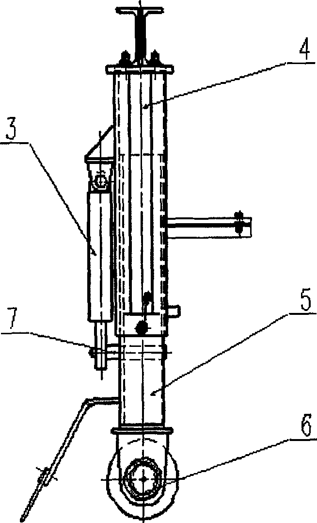 Odometer device for laying rails work-vehicle