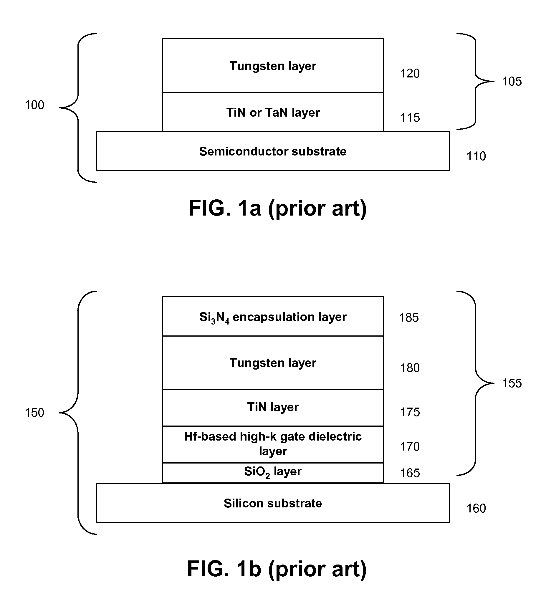 Large-grain, low-resistivity tungsten on a conductive compound