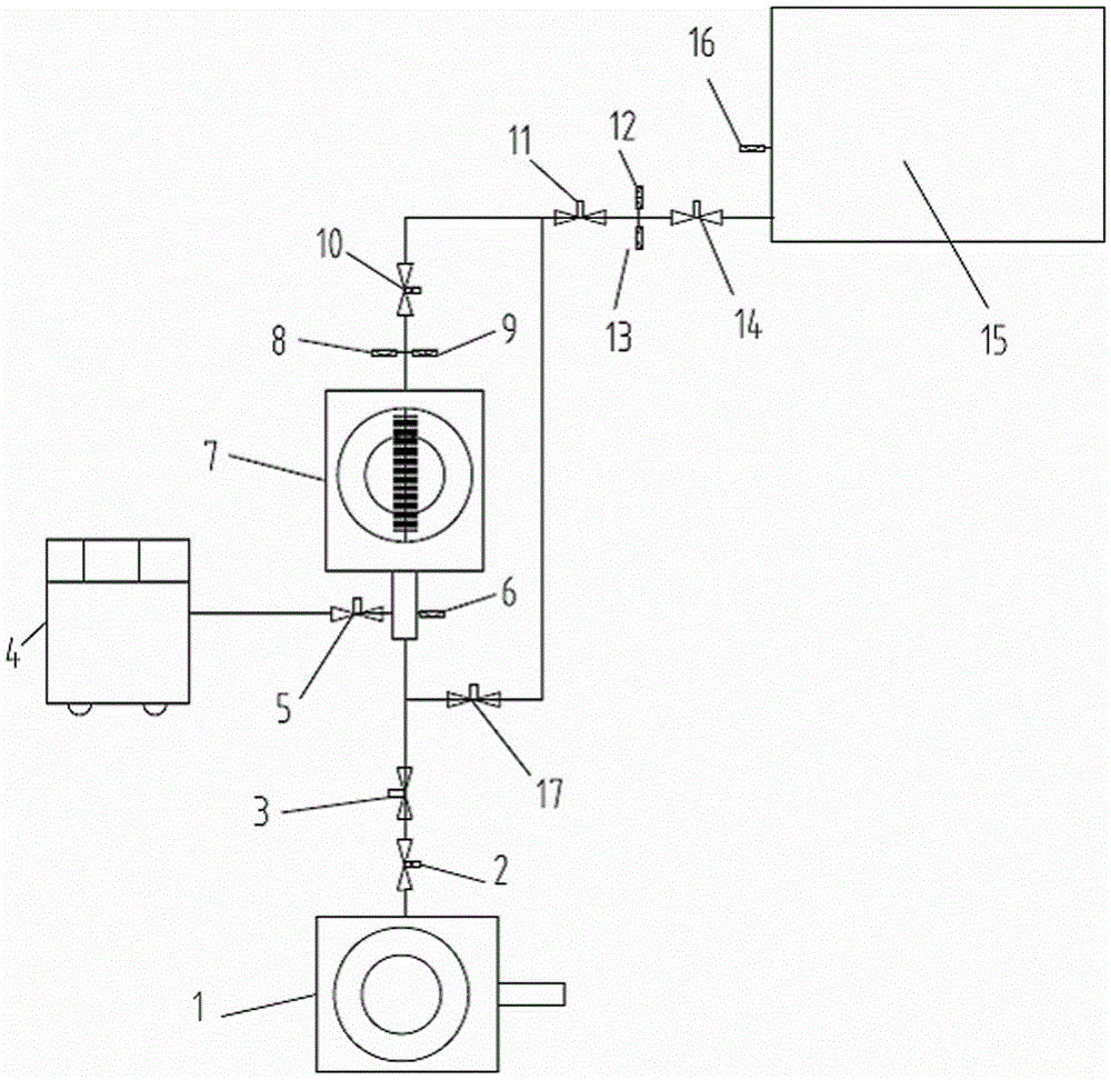 Unit forevacuum and leak detector integration system for molecular pump