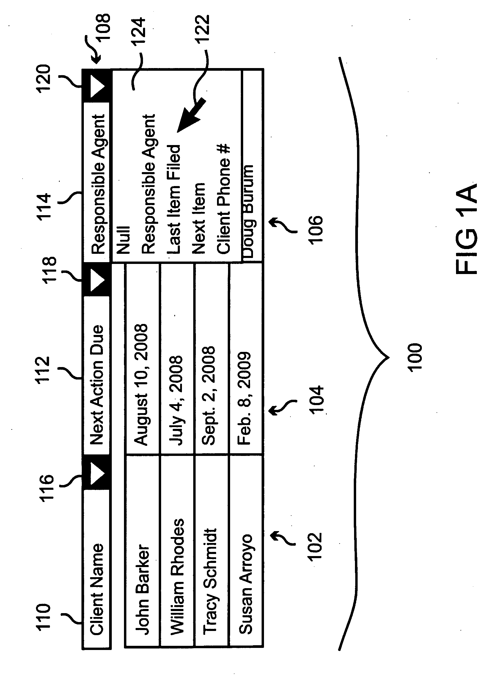 Multi-choice controls for selecting data groups to be displayed