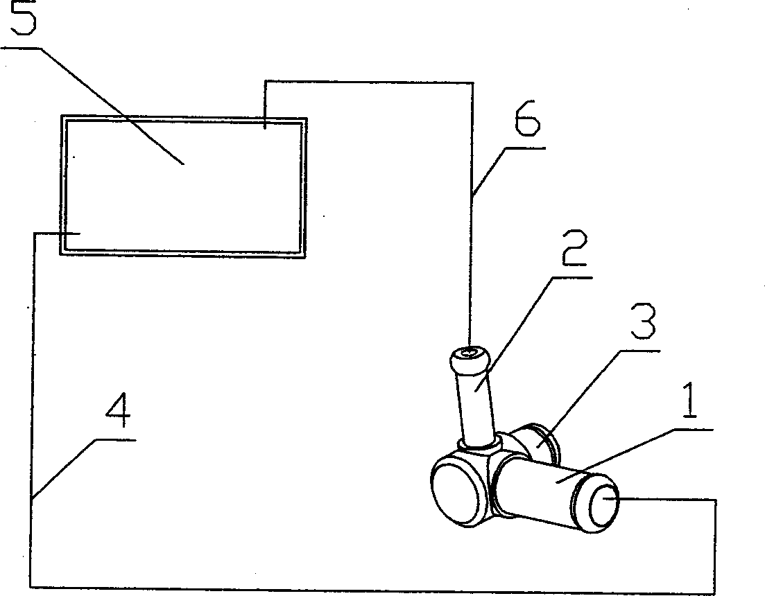 Electrically-controlled oilway automatic exhaust device for single-cylinder diesel engine