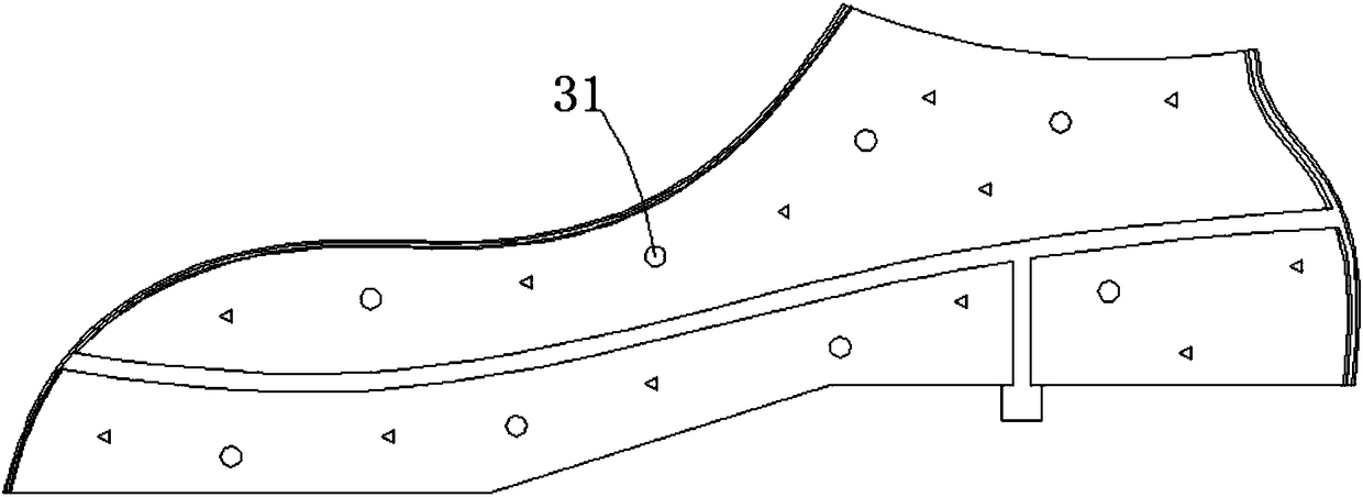 Anti-oxidation and sterilization shoes and foot health care method