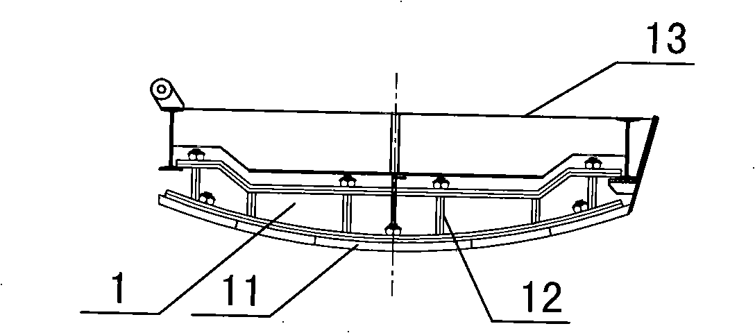 Tunnel concrete lining formwork apparatus