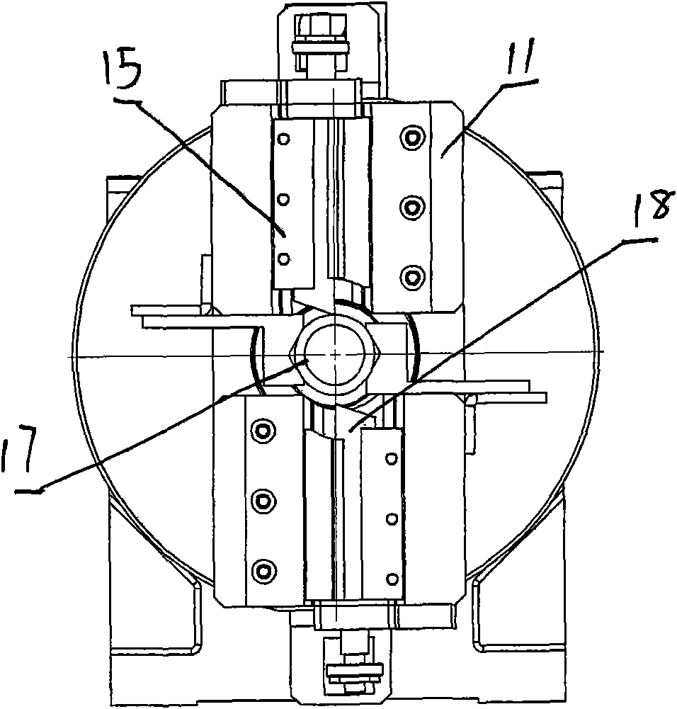 Multifunctional power head device for automatic hydraulic tubing cutting machine tools