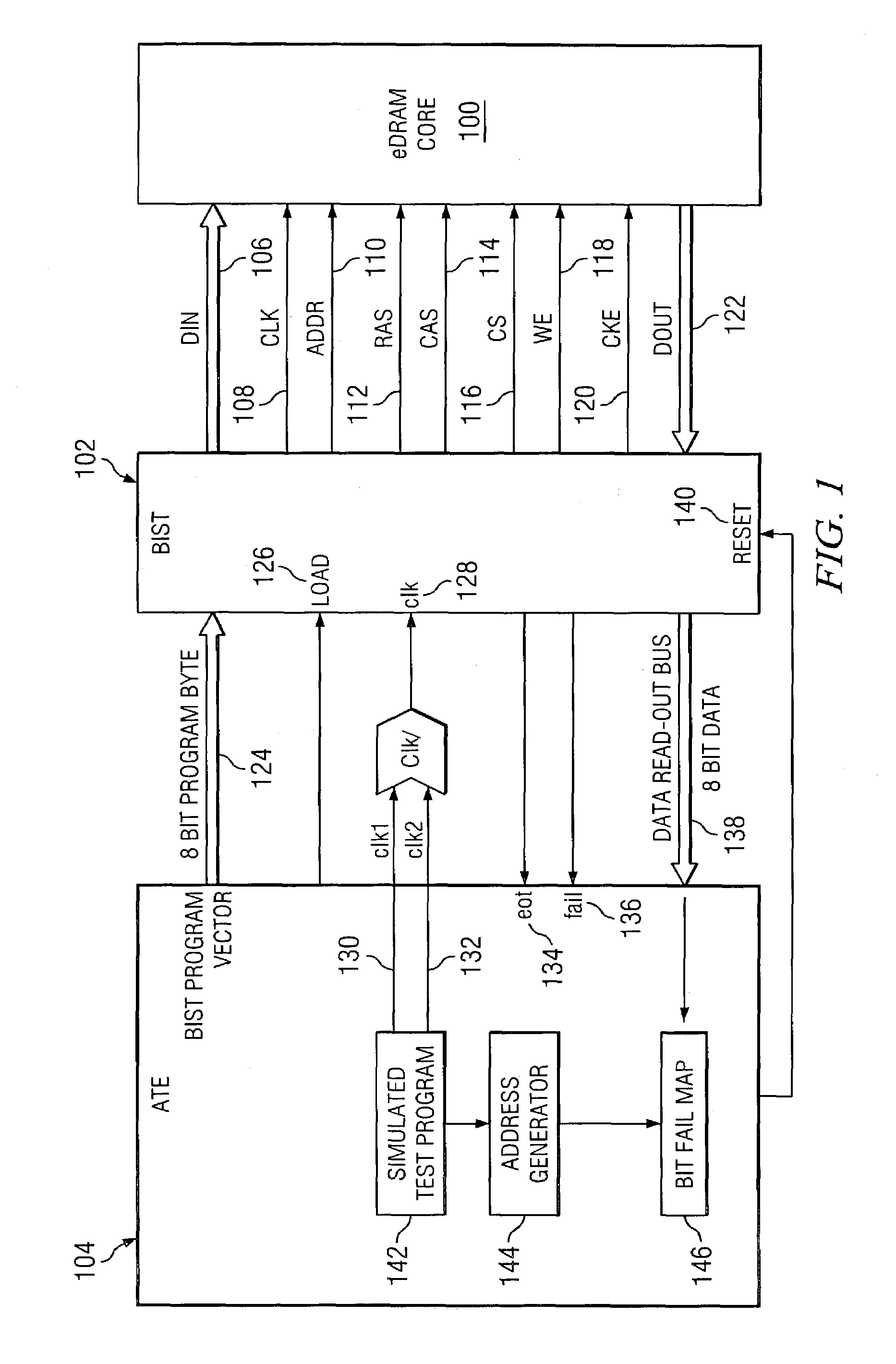 Built-in self test system and method