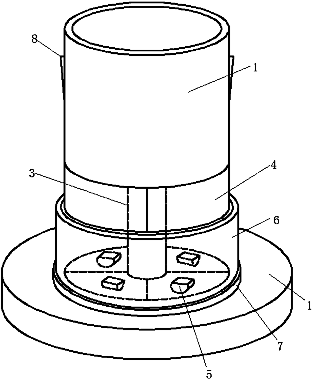 Expanding and closing type pen container with function of classification storage