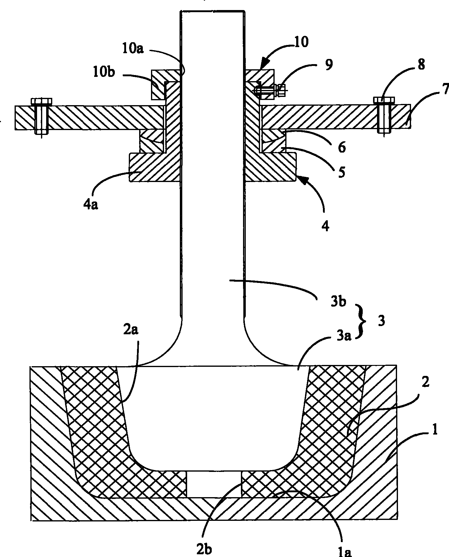 Vibration isolator used for orbit traffic floating board