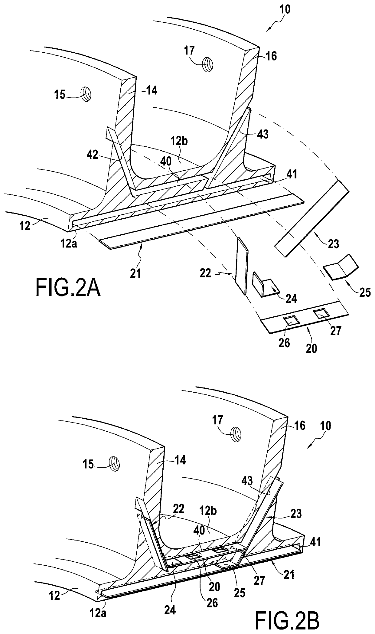 Turbine ring assembly with inter-sector sealing