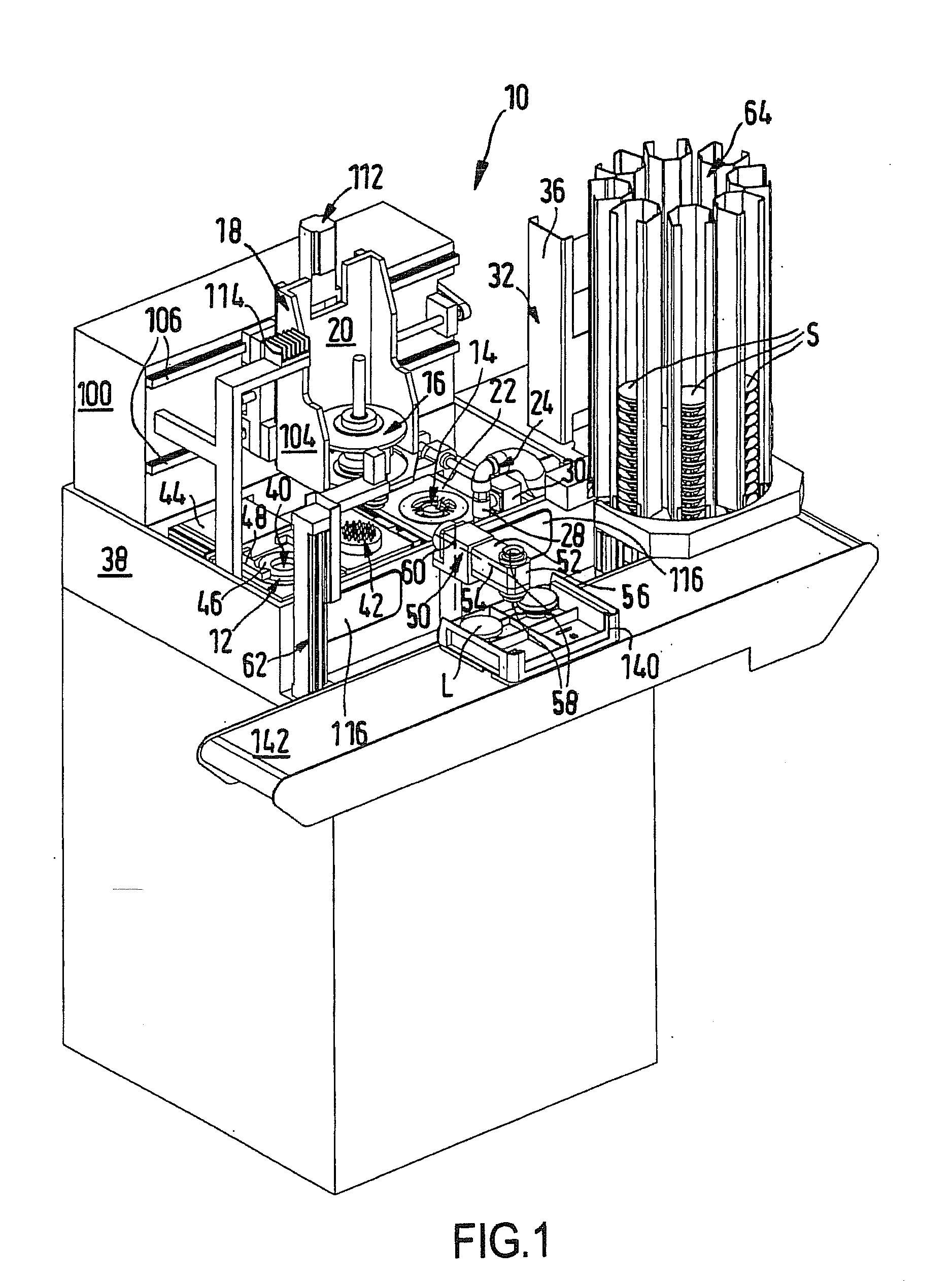 Device For Blocking Workpieces, Particularly Spectacle Lenses, For The Processing And/Or Coating Thereof