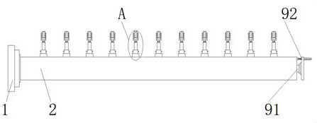 A yarn guide mechanism of a computerized flat knitting machine