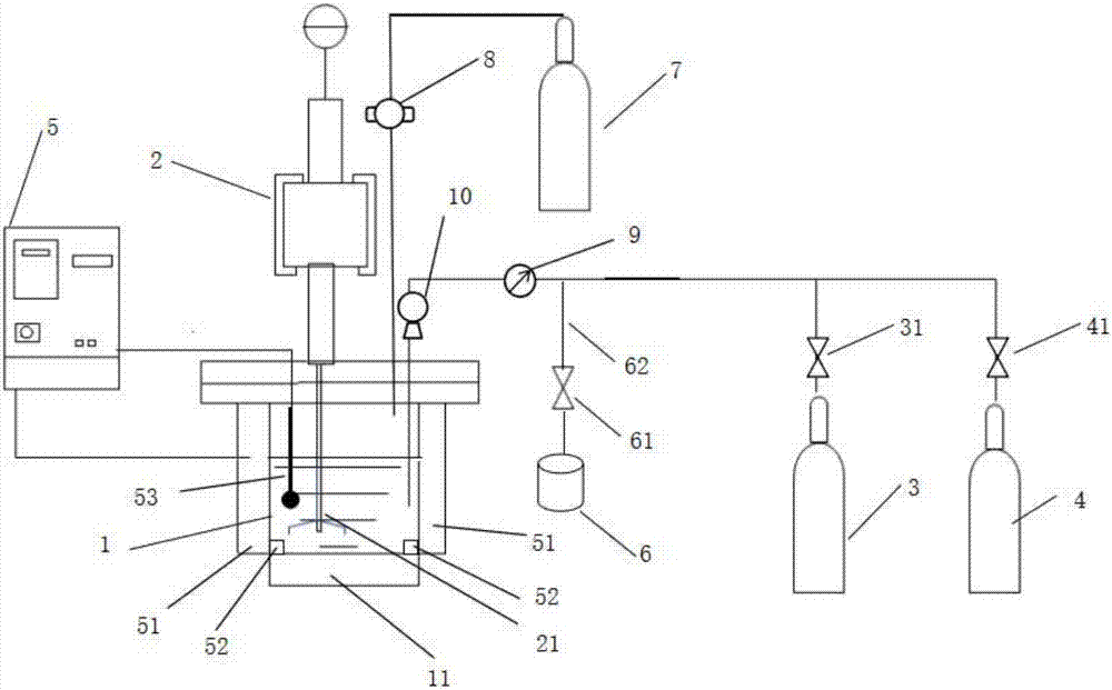 Device for preparing benzaldehyde through toluene oxidation