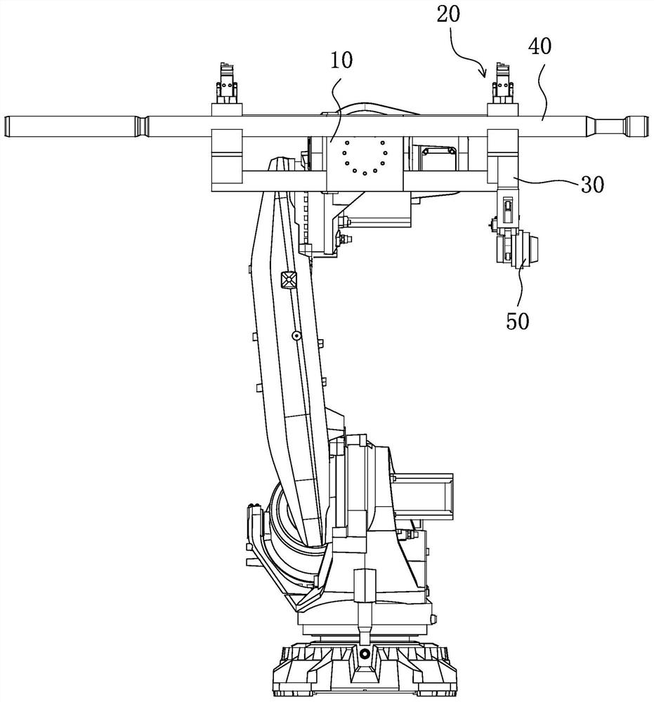 Multifunctional clamping jaw for injection molding machine assembly