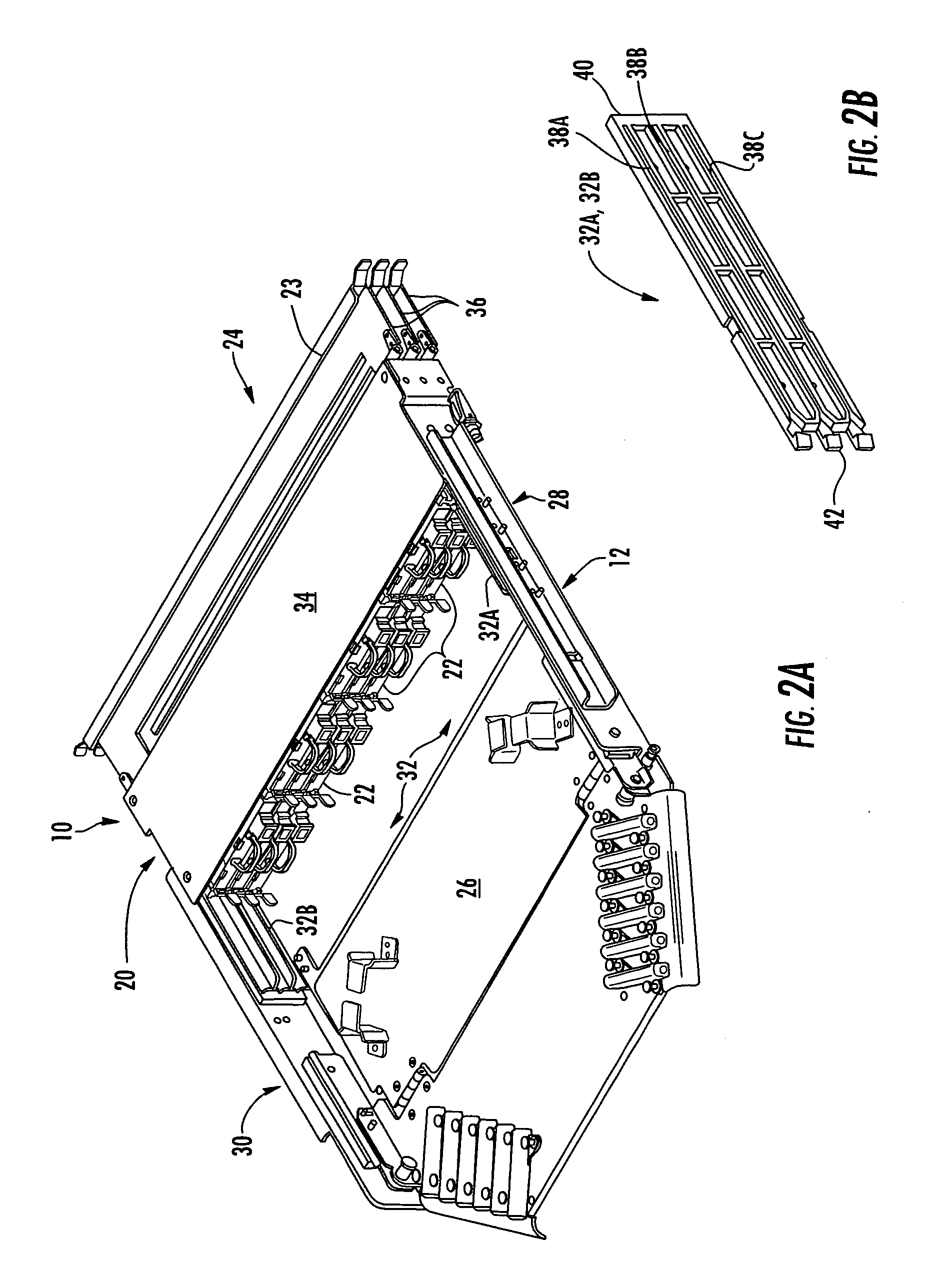 Rear-slidable extension in a fiber optic equipment tray